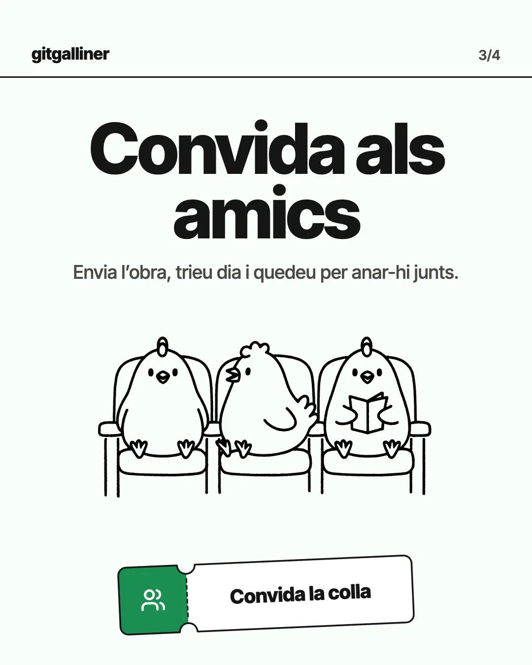 Carrusel de Instagram para gitgalliner (cultura): «Vine al teatre», lámina 3 de 4