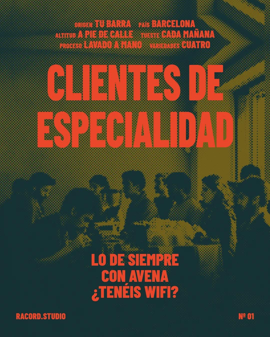 Portada del carrusel «Clientes de especialidad» de Racord Studio